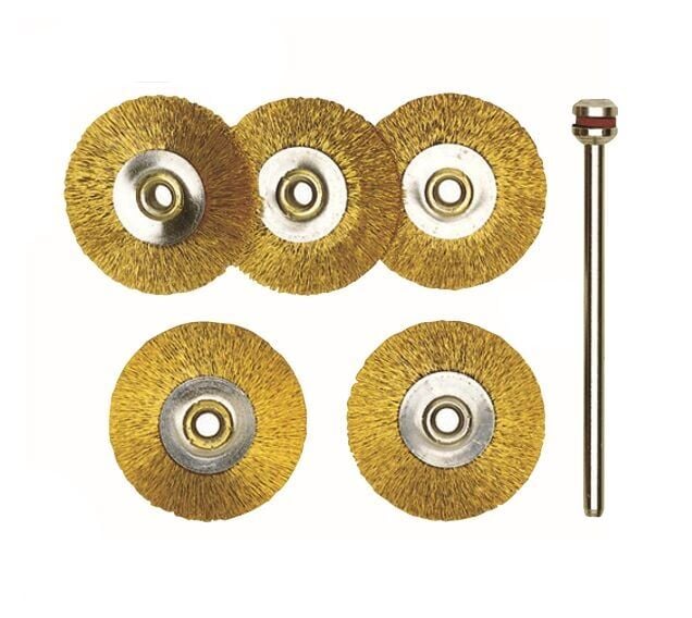 Proxxon 28962 - 5'li Temizleme ve Poliş Fırça Seti 22 Mm