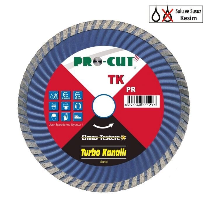 Procut PR51117 - Turbo Kanallı Testere 115 Tk - Yüksek Performans