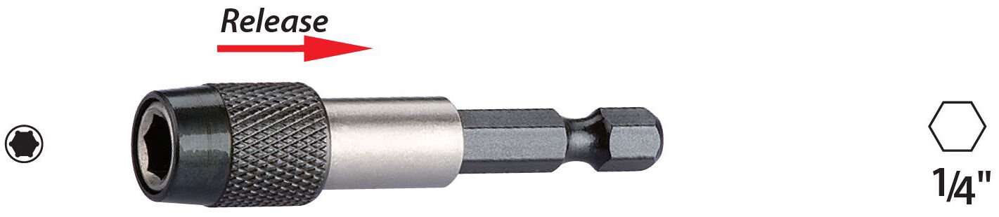 Proscr SCR16305 - Hızlı Bits Uç 1/4''x60mm - Yüksek Performans