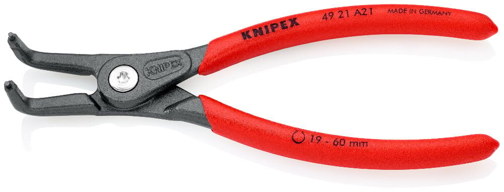 Knipex 49 21 A21 - Ağır Hizmet Dış Segman Pensi 165 Mm