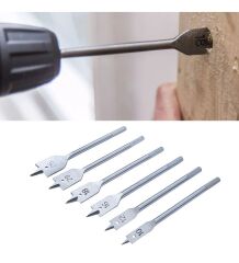 Topshop TH03111 - 6'lı Ahşap Yaprak Matkap Ucu Seti - Dayanıklı ve Kullanışlı