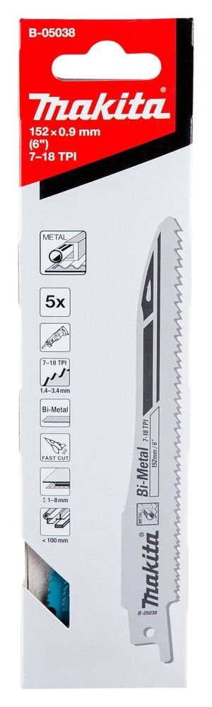Makita B-05038 - Kılıç Testere Bıçağı 152 Mm - Hızlı Kesim İçin İdeal