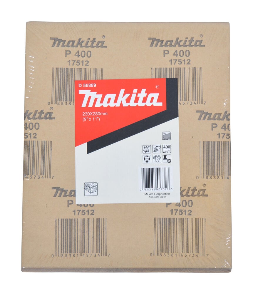 AHŞAP KAĞIT ZIMPARA  -  400 KUM 230x280 mm