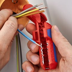 Knipex 169502SB - Ergostrip Kablo Sıyırma Aleti 135 Mm