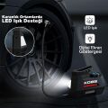 KOBB KB180 12Volt 150 PSI Ayarlanabilir Dijital Basınç Göstergeli Lastik Şişirme Pompası