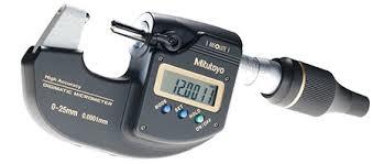 Mitutoyo 293-100/ “DIGIMATIC” YÜKSEK HASSASİYETLİ Mikrometre, Bilgi Çıkışlı / 0-25