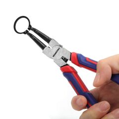 WORKPRO WP231153 180MM Cr-V Eğri Uçlu Yaylı Profesyonel Dış Segman Pensesi