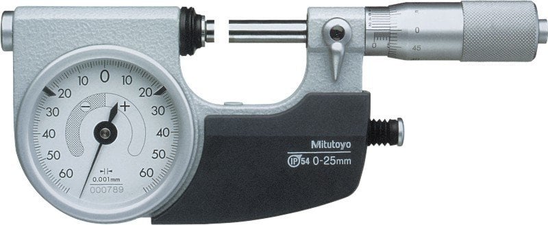 Mitutoyo 510-121 Hassas Göstergeli Pasometre / 0-25
