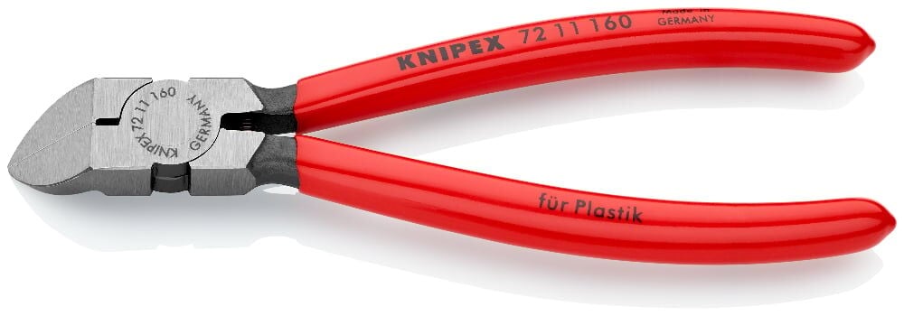 Knipex 72 11 160 - Plasti̇k Yan Keski̇ 160 Mm
