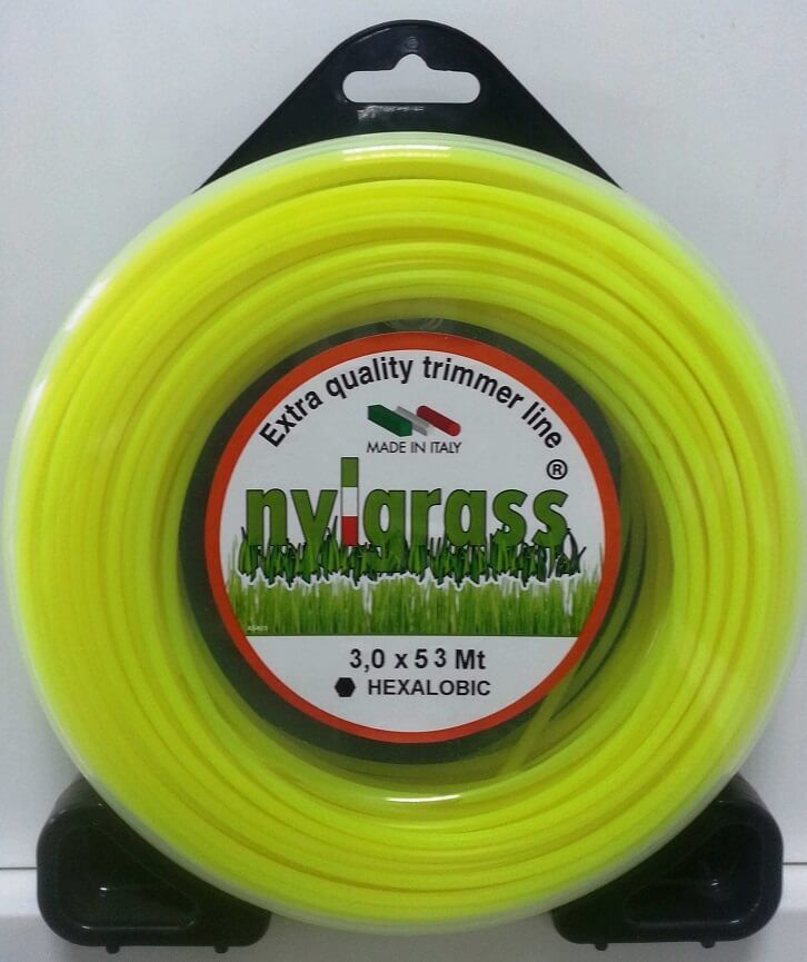 NYLGRASS 6 Köşe 3 MM 53 M Sarı Misina