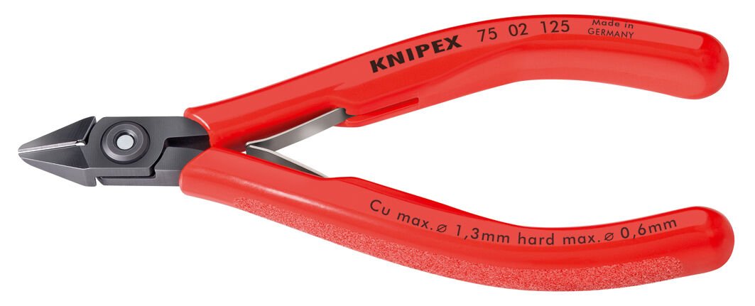 Knipex 7502125 - Elektroni̇kçi̇ Yan Keski̇ 125 Mm