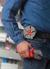 Knipex 973301 - Çok Fonksiyonel Papuç ve Yüksük Sıkma Pense 250 Mm