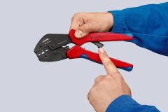 Knipex 97 33 01 - Çok Fonksiyonel Papuç ve Yüksük Sıkma Pense 250 Mm