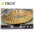 TROY 25076 Avuç Taşlama için Ahşap Aşındırıcı Törpü Diski, Trapezoidal, 125mm