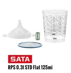 SATA RPS 0.3l STD Flat 125mi (40set/pk)