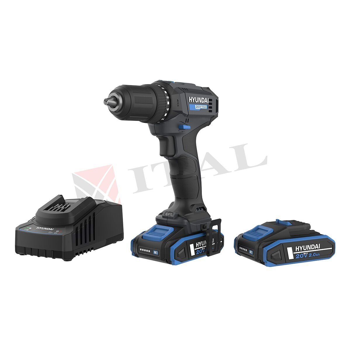 Hyundai DD20S-40T2T Çantali Akülü Matkap 2X2Ah Set (Akü Ve Şarj Dahil)