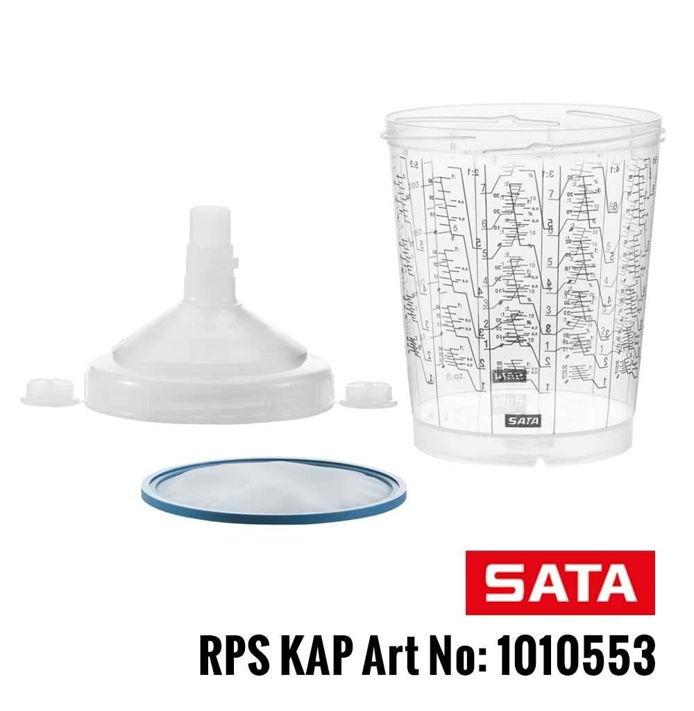 SATA RPS 0.3ltr Kapak ve 125m. Süzgeç Seti- 60 set/pk.
