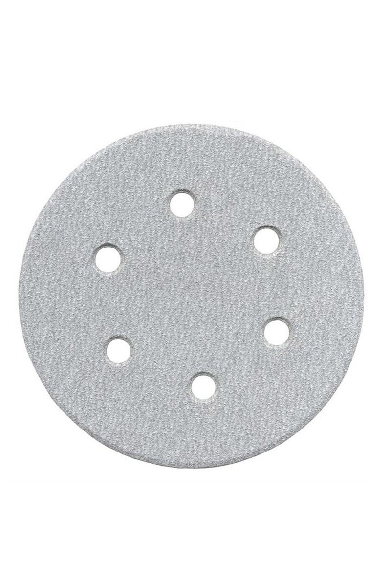 ALÜMİNYUM OKSİT CIRTLI 6 DELİKLİ DİSK ZIMPARA 150 mm 800 KUM