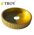 TROY 25090 Avuç Taşlama için Ahşap Törpüleme Oyma Diski, 100mm