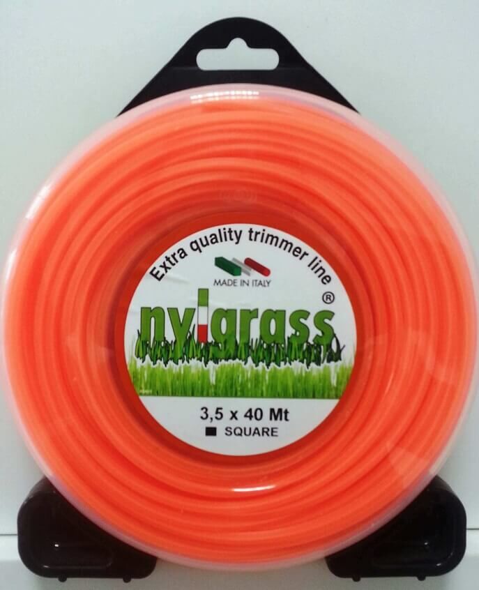 NYLGRASS 4 Köşe Turuncu 3,5 mm 40 m Misina