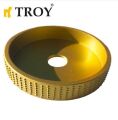 TROY 25091 Avuç Taşlama için Ahşap Törpüleme Oyma Diski, 115mm