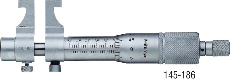 Mitutoyo 145-186  / Analog Tip Ve Ölçüm Çeneli İç Çap Mikrometreleri / 25-50