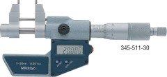 Mitutoyo 345-251-10 / Dijital Tip ve Ölçüm Çeneli İç Çap Mikrometreleri / 25-50