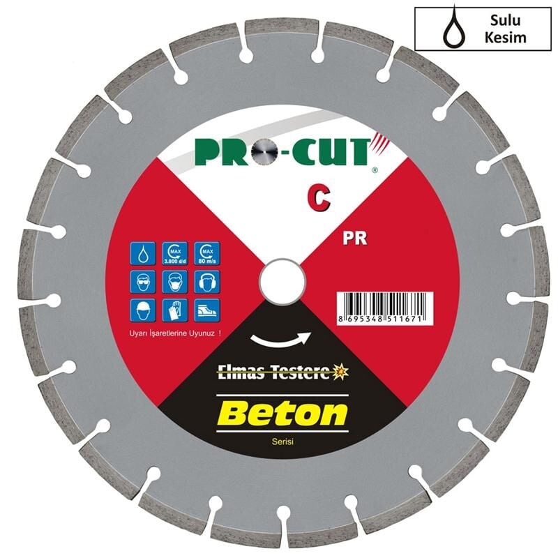 Procut PR51172 - Beton Testere 550 C - Güçlü ve Dayanıklı