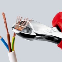 Knipex 73 02 160 - X - Cut Yüksek Performansli Hafi̇f Yan Keski̇ 160 Mm