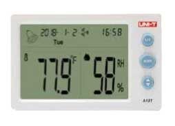 Uni-t A13T - Dijital Saatli Sıcaklık ve Nem Ölçer A13t