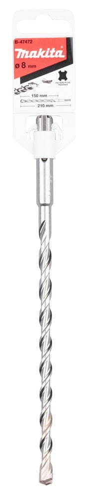 Makita B-47472 - V Plus Sds Plus 2 Elmaslı Uç 8x210 Mm