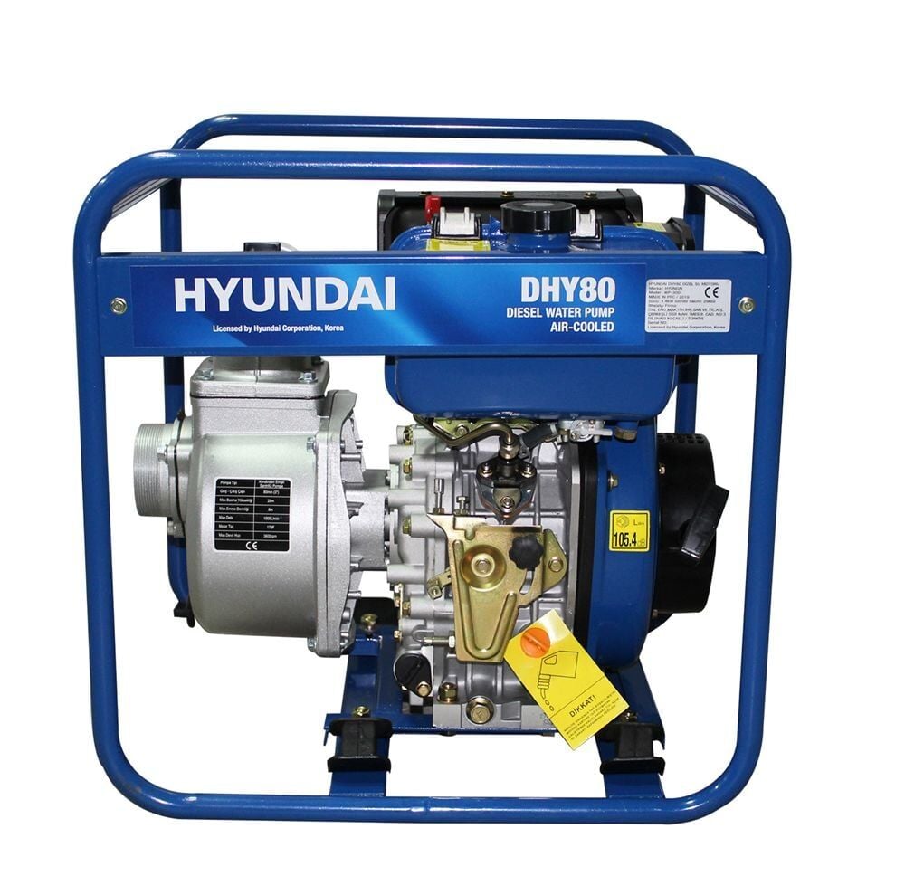 Hyundai DHY80 Di̇zel Su Motoru Dhy80 - İpli̇