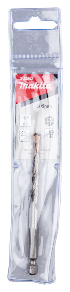 Makita D-23802 - 1/4'' Altıgen Bağlantılı Elmas Matkap Ucu 6x100 Mm