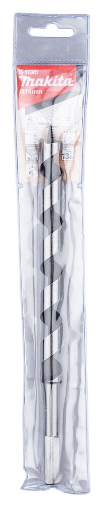 Makita D - 07381 16*250mm Ahsap Burgu Uc