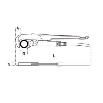 Beta - Maşalı Boru Anahtarı 376 550