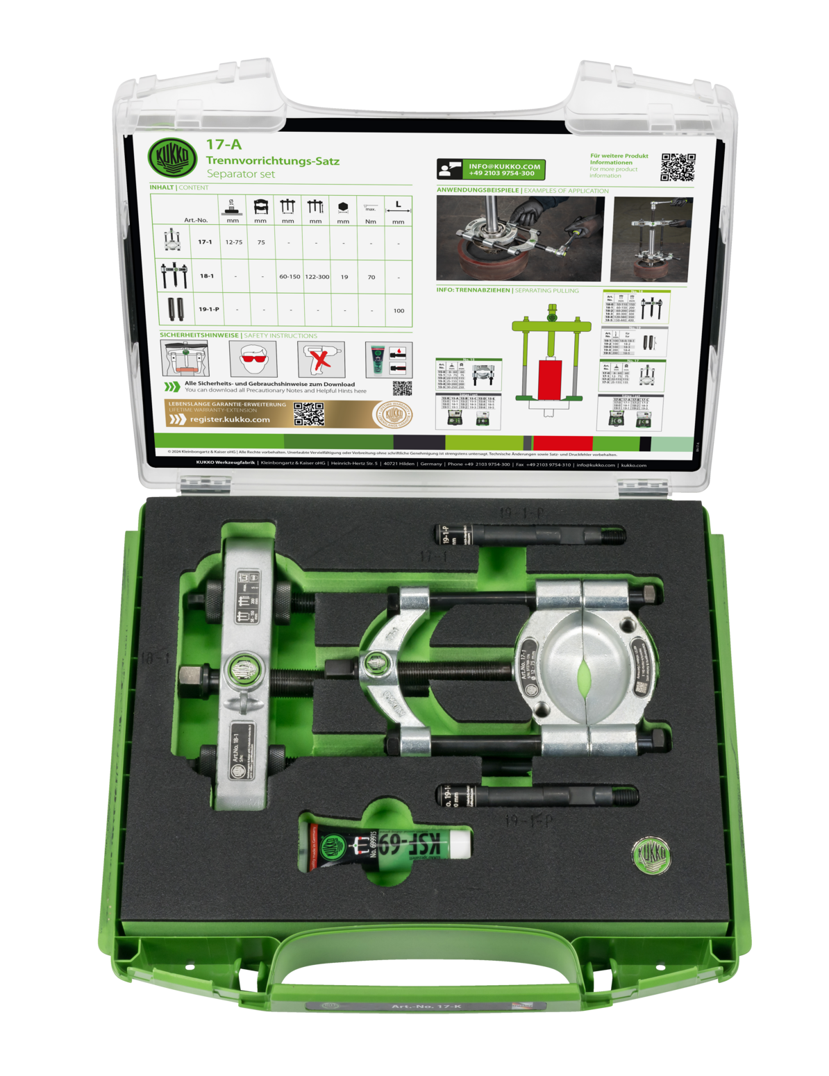 Kukko - Yandan Destekli Dış Rulman Takımı 17-a ile İşinizi Kolaylaştırın