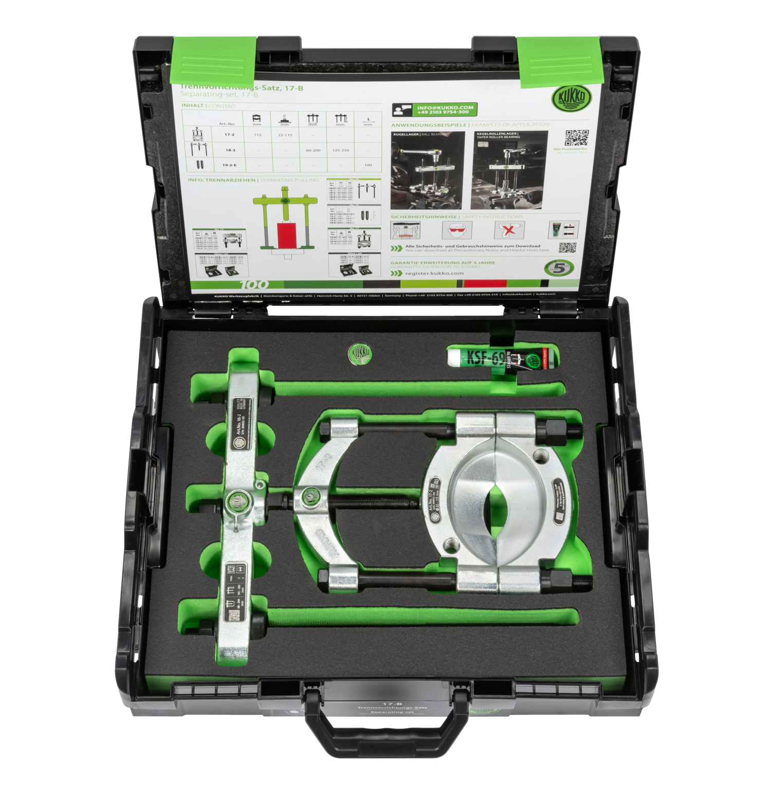 Kukko - Yandan Destekli Dış Rulman Takımı 17-b