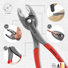 Knipex 82 01 200 - Twingrip® Mafsallı Pense - Yüksek Kavrama Kapasitesi
