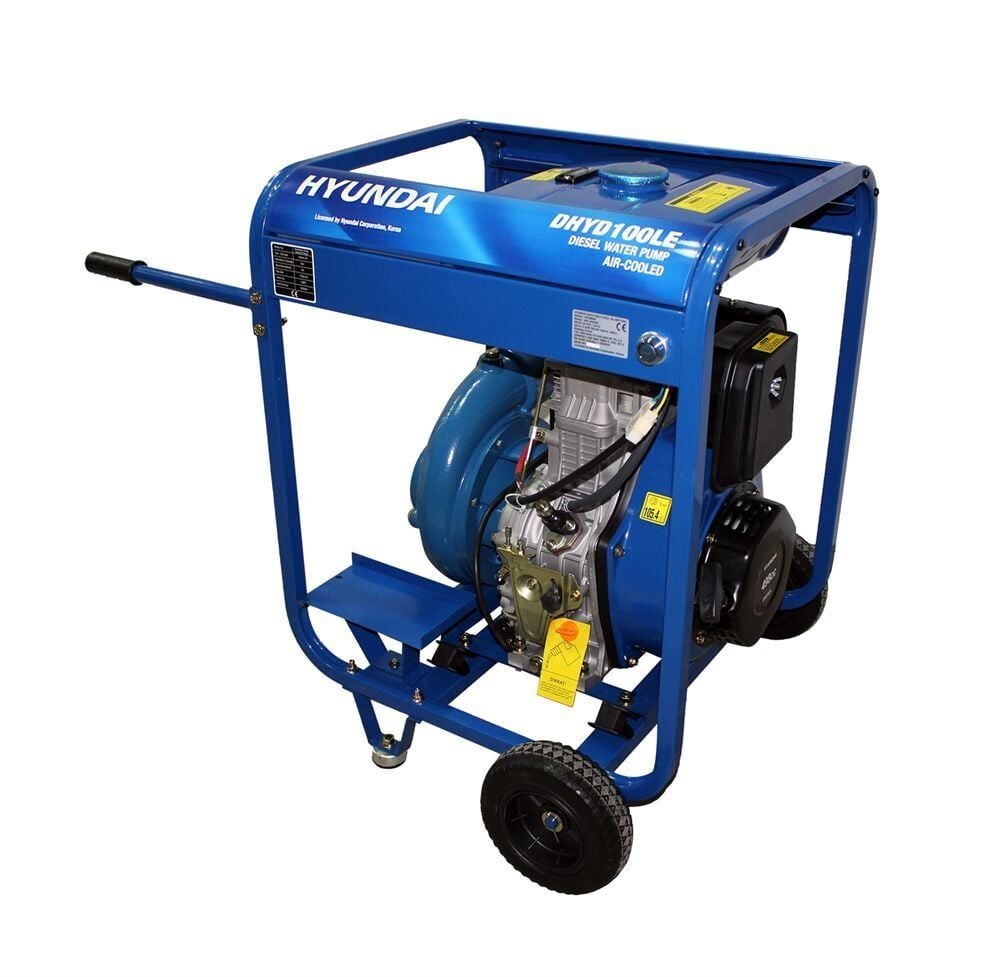 Hyundai DHYD100LE Yüksek Basinçli Di̇zel Su Motoru