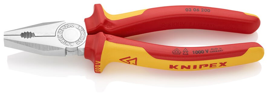 Knipex 0306200 - Vde Kombi̇ne Pense 200 Mm