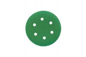 ALÜMİNYUM OKSİT CIRTLI 6 DELİKLİ FİLM DİSK ZIMPARA 150 mm 150 KUM