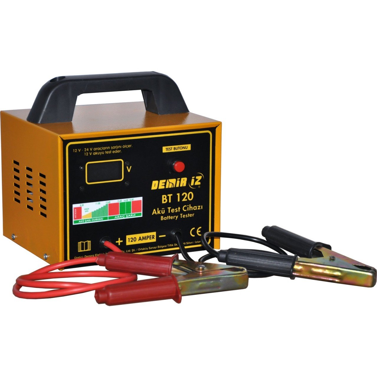 DEMİRİZ BT 120 DİJİTAL AKÜ TEST CİHAZI