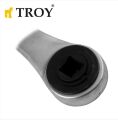 TROY 26158 Geçmeli Cırcır Kolu, 1/2''