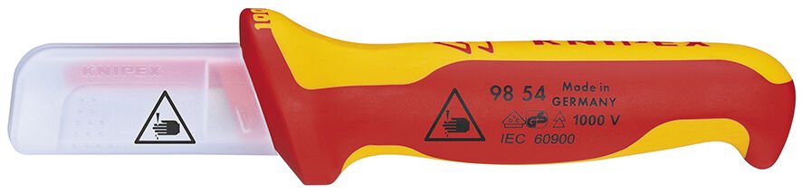 Knipex 9854 - Vde Kablo Bıçağı 180 Mm - Ergonomik Tasarım