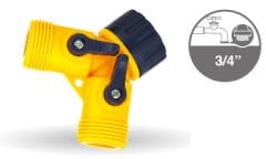 Daye DY8002 - 2 Çıkışlı Musluk Aparatı 3/4'' - Kullanım Kolaylığı