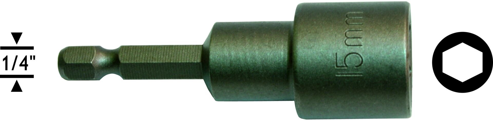 Proscr SCR03029 - Somun Adaptörü 1/4''x65x17 Mm - Dayanıklı ve Pratik