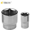 TROY 26185 1/2” Lokma (Ölçü 13mm-Çap 21,8-Uzunluk 38mm)