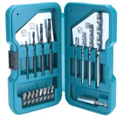 Makita D-40200 - Çantalı 17 Parça Matkap Uç Seti - D-40200