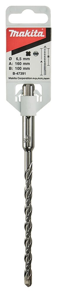 Makita B-47391 - V Plus Seri̇si̇ Sds Plus 2 Elmasli Uç 6,5x160 Mm