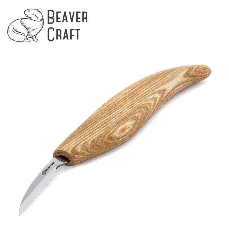 BeaverCraft C8 Ahşap Oyma Bıçağı - Küçük Yontma